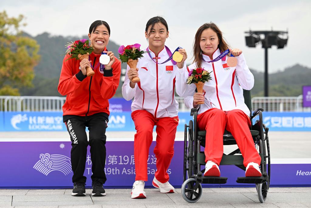 馬拉松游泳亞運首秀 中國隊吳姝彤獲女子10公里金牌